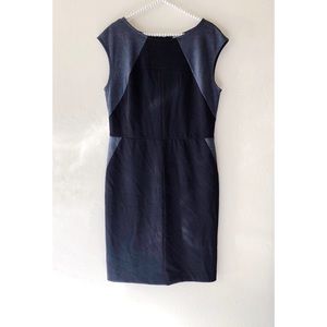 BANANA REPUBLIC Black Grey Sleeveless Dress